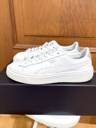 Puma Basket Platform Bianche Donna - taglia 38.5