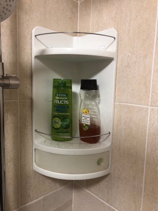 Estantería de esquina para baño