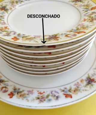 Juego de Postre GDA Limoges Porcelana