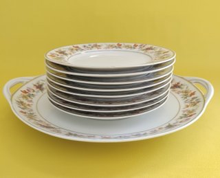 Juego de Postre GDA Limoges Porcelana