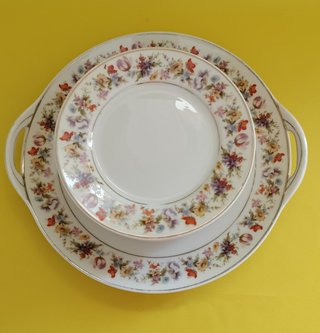 Juego de Postre GDA Limoges Porcelana