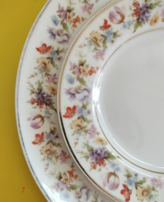 Juego de Postre GDA Limoges Porcelana