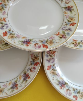Juego de Postre GDA Limoges Porcelana