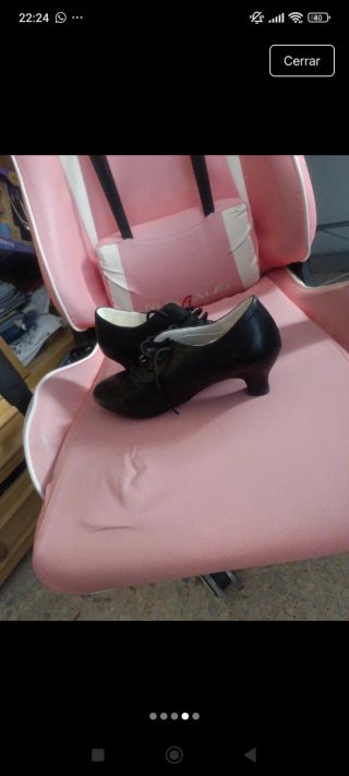 Zapatos de tacón negros talla 42