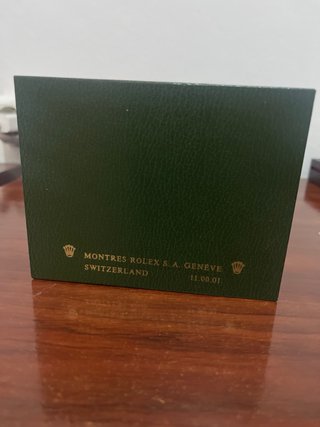 Caja de reloj Rolex original