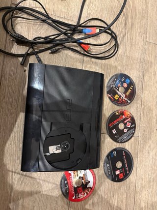 Console PS3 Sony Nera + Controller e Giochi