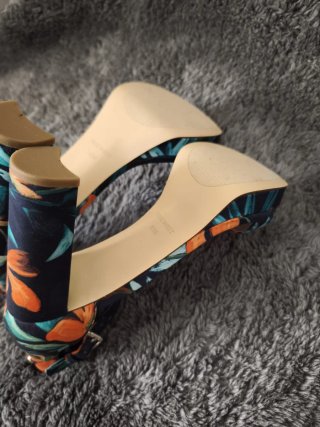 Sandalias Nine West Talla 39.5 Estampado Floral