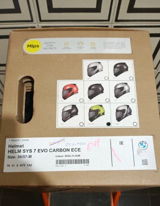 Casco Moto BMW HELM SYSTEM 7 EVO CARBON ECE.