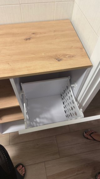 Mueble auxiliar 2 baldas y puerta