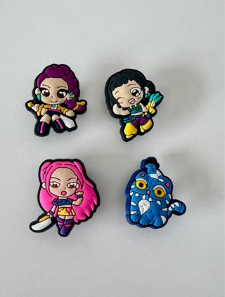 Dijes Crocs KPop Demon Hunters Charms Jibbitz Anim