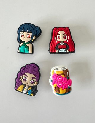 Dijes Crocs KPop Demon Hunters Charms Jibbitz Anim