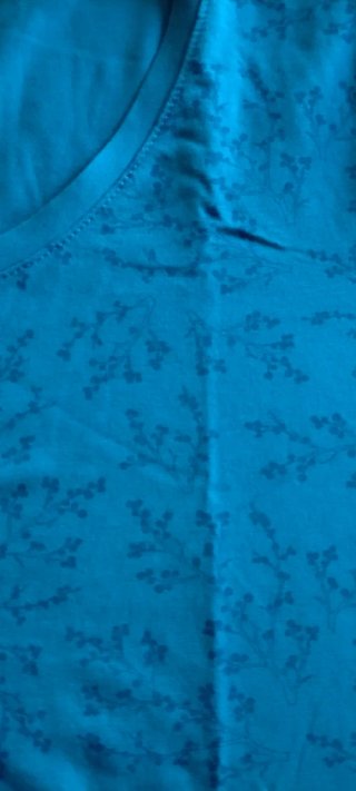 Camiseta azul estampada THE BASICS M