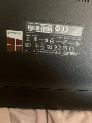 Portátil Asus Táctil Negro