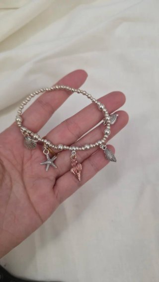 Pulsera Verano Estrella de Mar y Corazón