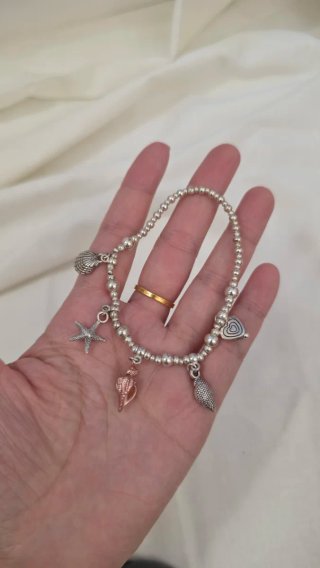 Pulsera Verano Estrella de Mar y Corazón