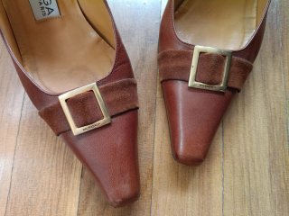 Zapatos tacón Balenciaga marrones