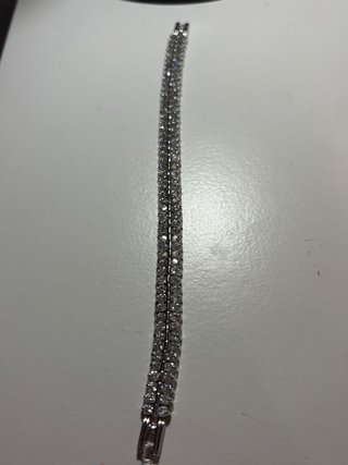 Pulsera de plata con circonitas
