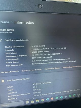 Portátil Acer TravelMate B118-M Negro