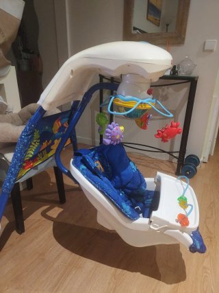 Columpio Bebé Fisher Price Azul