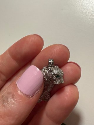 Colgante Plata Pantera con Circonitas