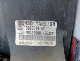 Radiador agua renault 5010619142 mascott 101986