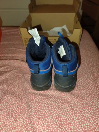 Botas de trekking Quechua niño azul/naranja