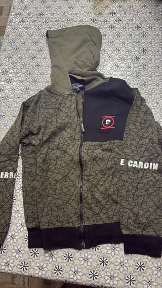 Felpa Pierre Cardin con zip ragazzo 12 anni