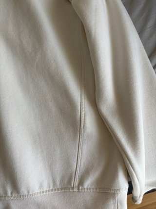 Jersey Zara Beige Cuello Alto Cremallera Talla L