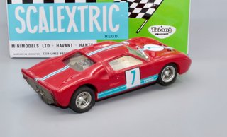 Ford GT 40 rojo C-35 Scalextric Exin
