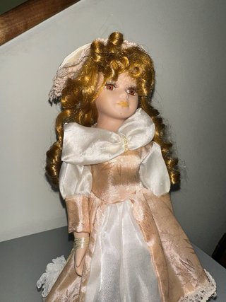 Bambola porcellana biscuit da collezione
