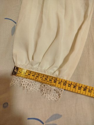Blusa encaje blanca talla 3XXL