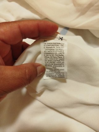 Blusa encaje blanca talla 3XXL