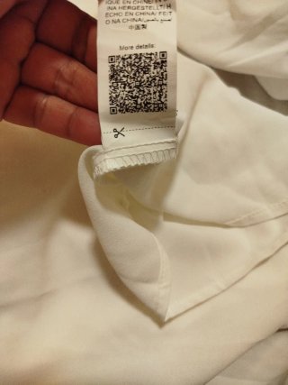 Blusa encaje blanca talla 3XXL