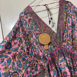 Vestido vintage talla única estampado
