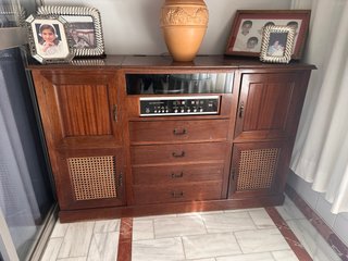 Mueble Tocadiscos Madera