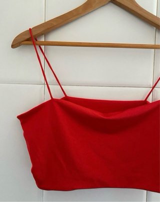 Top de tirantes L Rojo