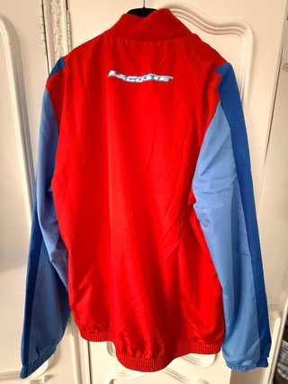 Chaqueta deportiva Lacoste  Talla M Roja y Azul