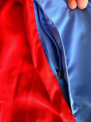 Chaqueta deportiva Lacoste  Talla M Roja y Azul