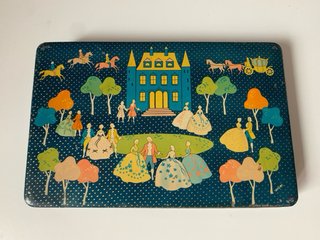 Rara scatola di latta Motta vintage