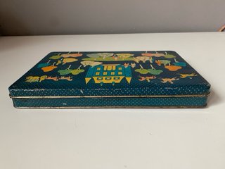 Rara scatola di latta Motta vintage