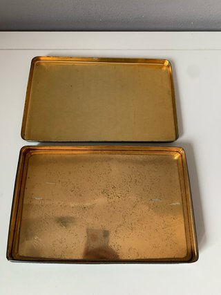 Rara scatola di latta Motta vintage
