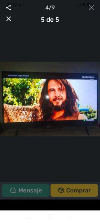 TV TCL 43 QLED 4K 43C725 Negro