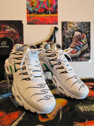 Zapatillas Nike Air Max TN Blancas y Verdes