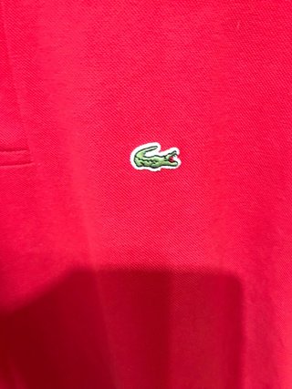 Polo Lacoste Rojo Talla XL