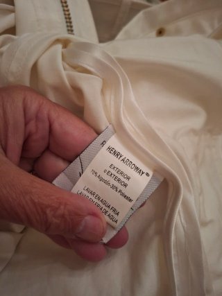 Chaqueta Henry Arroway Blanca Talla 46
