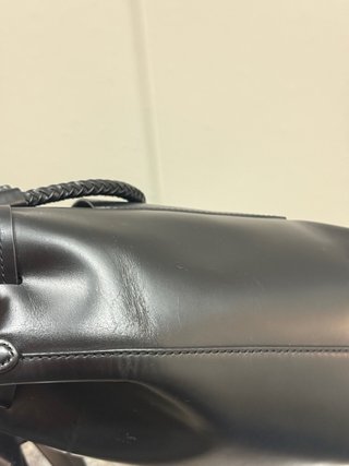 Bolso Michael Kors Negro Trenzado