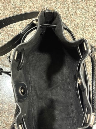 Bolso Michael Kors Negro Trenzado