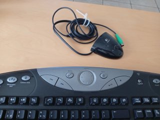 Teclado ordenador más ratón inalámbrico Logitech C