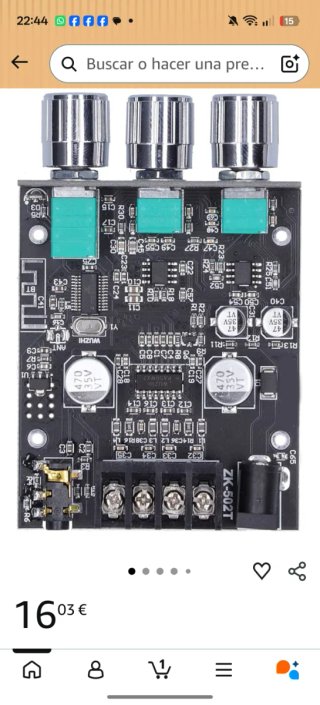 Módulo Amplificador Bluetooth ZK-502MT