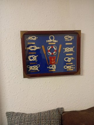 Cuadro Nudos Marineros Artesanal